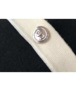 Sandro Murcie Two-Tone Buttoned Cardigan