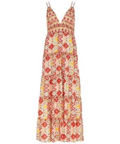 Alice + Olivia Karolina Braided Strap Maxi Dress