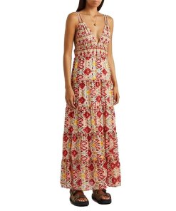 Alice + Olivia Karolina Braided Strap Maxi Dress