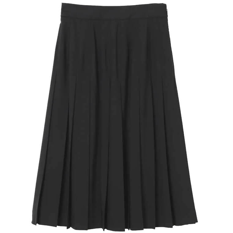 Margaret Howell Fine Wool Poplin Pleated Skirt – evaChic
