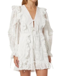 Ted Baker Lussa Floral Lace Ruffle Romper