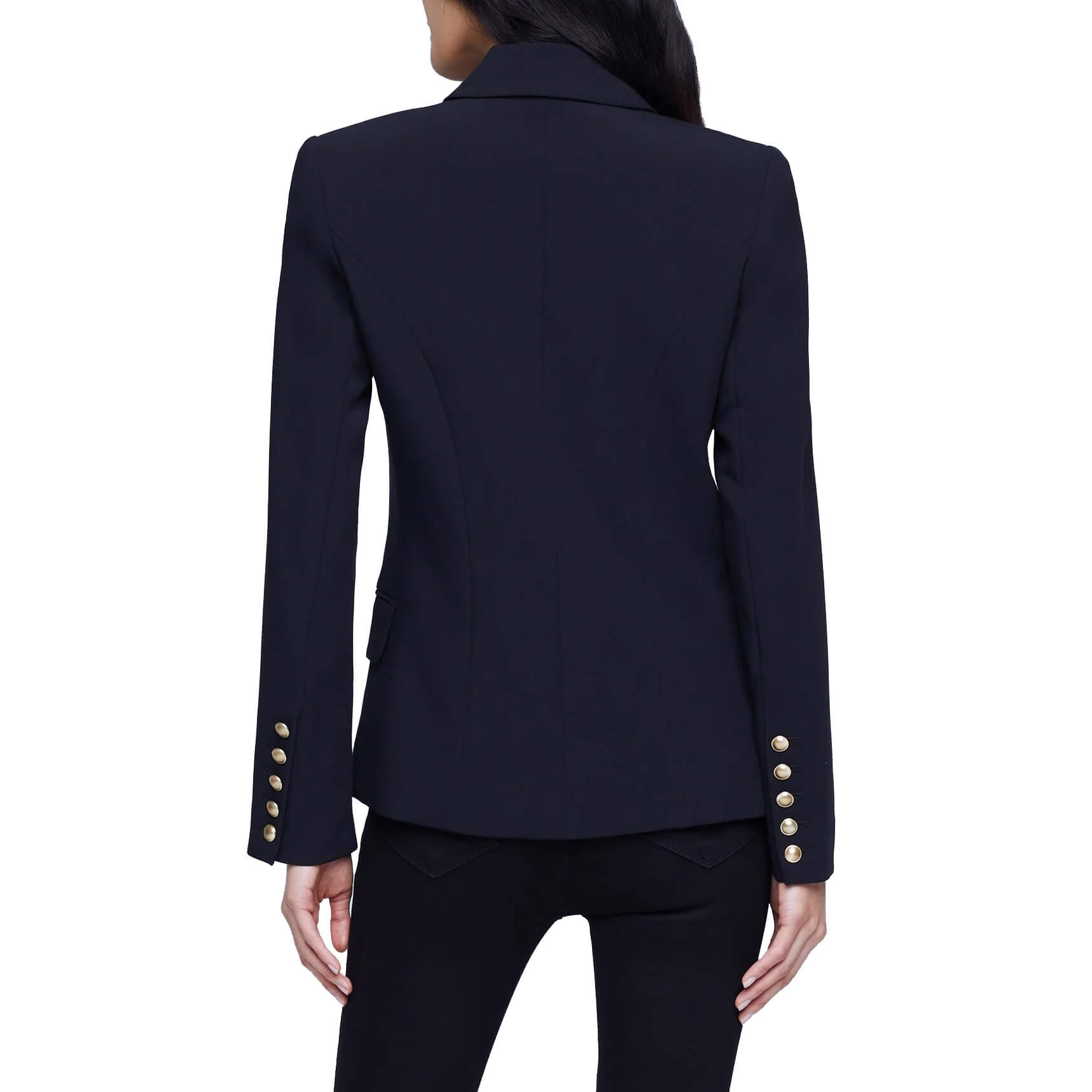 L'Agence Kenzie Double-Breasted Blazer