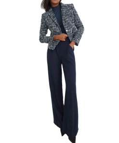 Veronica Beard Hosanna Tweed Dickey Blazer