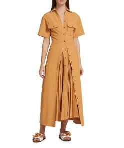 A.L.C. Florence Pleated Midi Dress