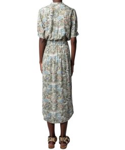 Zadig & Voltaire Rima British Flowers High-Low Dress