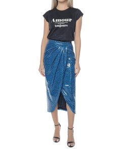 Zadig & Voltaire Jamelia Sequins Leo Midi Skirt