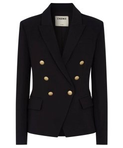L'Agence Kenzie Double-Breasted Blazer