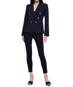 L'Agence Kenzie Double-Breasted Blazer