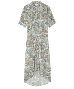 Zadig & Voltaire Rima British Flowers High-Low Dress