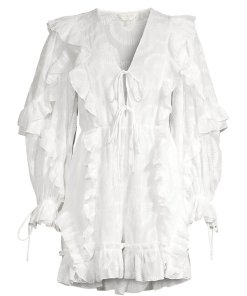 Ted Baker Lussa Floral Lace Ruffle Romper