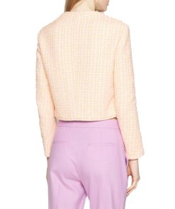 Maje Vilandra Tweed Cropped Jacket