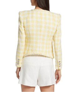 Veronica Beard Bryne Tweed Cropped Jacket