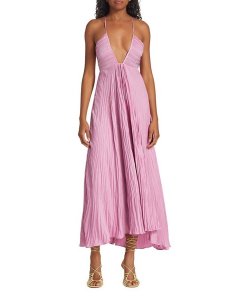 knee length dresses for ladies Addie Midi Dress - Light Pink main image 1