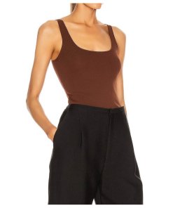 Toteme Urda Scoop-Neck Jersey Tank Top
