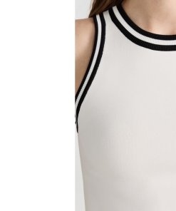 Alice + Olivia Rydel Tipped Cropped Tank Top