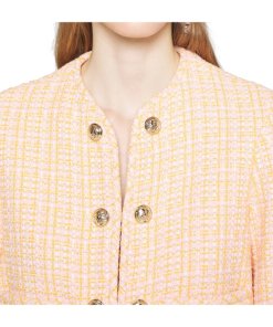 Maje Vilandra Tweed Cropped Jacket