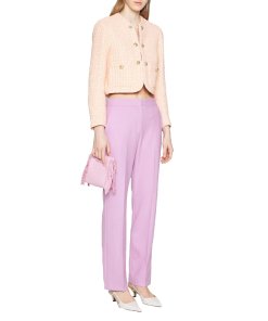 Maje Vilandra Tweed Cropped Jacket