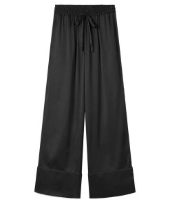 Lee Mathews Stella Silk Satin Pants