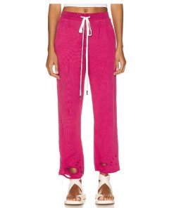 R13 Distressed-Effect Cotton Track Pants