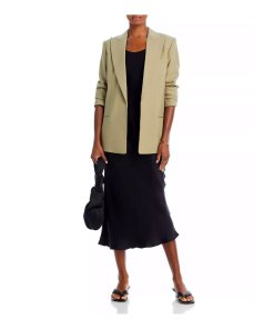 Anine Bing Bar Silk Slip Skirt