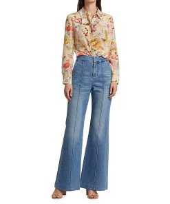Alice Olivia Willa Placket shirt Zadiac Love