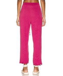 R13 Distressed-Effect Cotton Track Pants