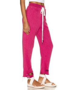 R13 Distressed-Effect Cotton Track Pants