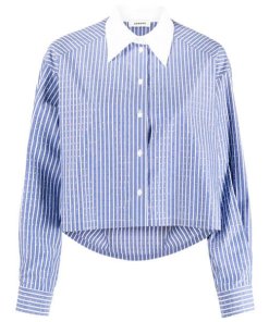 Sandro-sylvain-rhinetones-embellished-cropped-shirt-