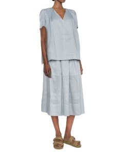 Joseph Ramie Voile Menotti Midi Skirt