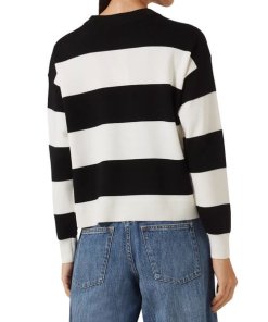 Alice + Olivia Gleeson Stace Face Wool Sweater