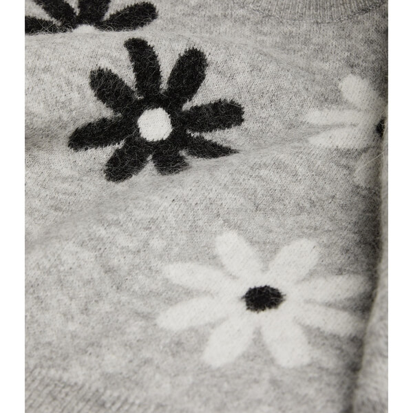 Sandro Maguy Floral Intarsia Knit Sweater