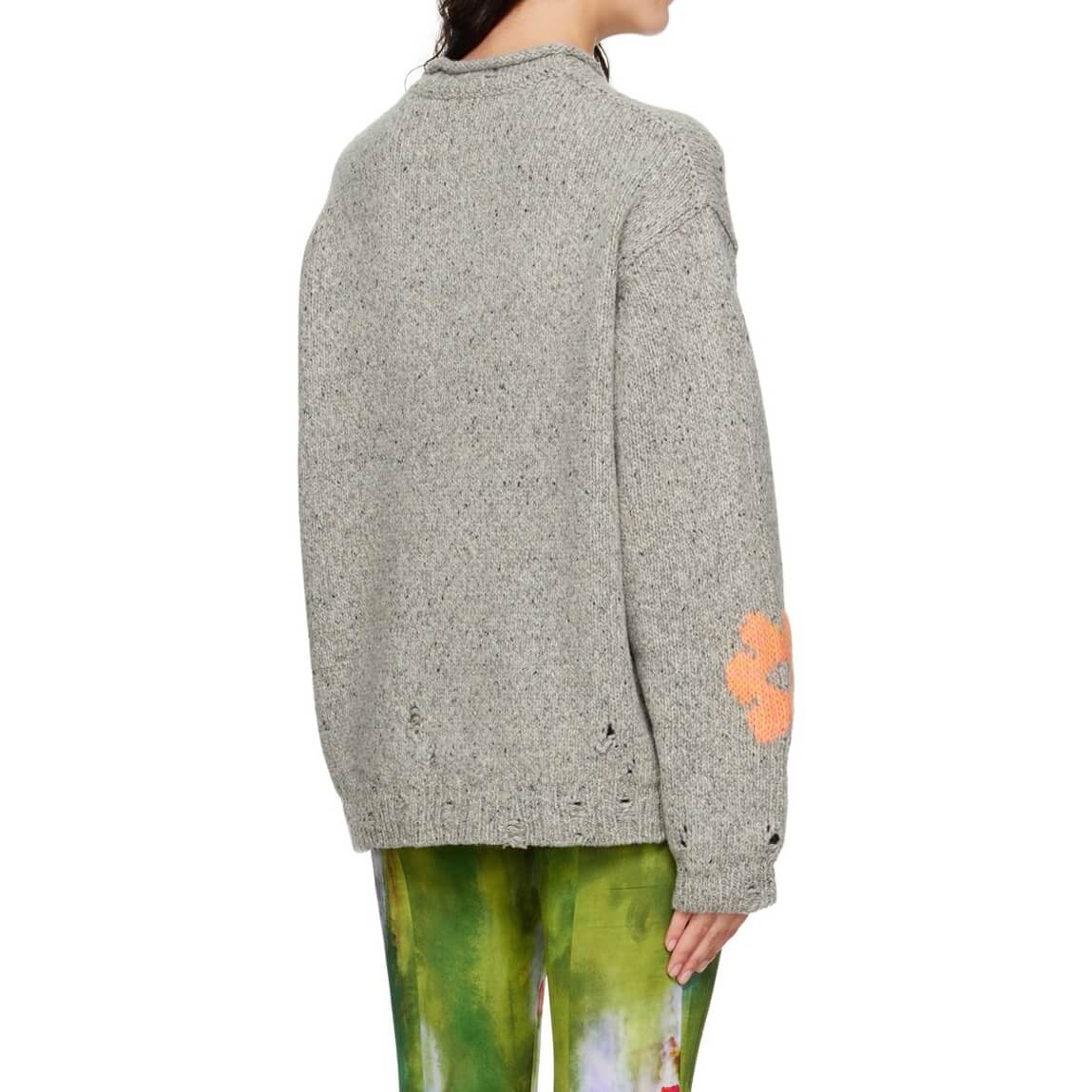 Acne Studios Floral Jacquard Wool-Blend Sweater – evaChic