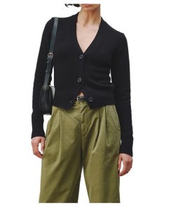 Nili Lotan Caldorf Ribbed Cashmere Cardigan