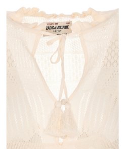 Zadig & Voltaire Memphis Pointelle Maxi Cotton Dress