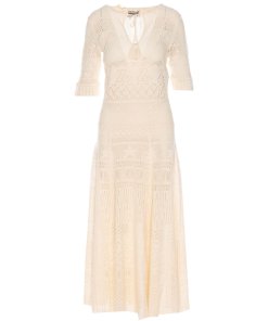 Zadig & Voltaire Memphis Pointelle Maxi Cotton Dress