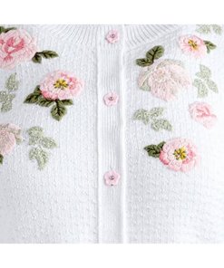 Alice + Olivia Kitty Floral Embroidered Cardigan