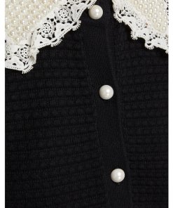 Alice + Olivia Noella Embellished Buttoned Cardigan