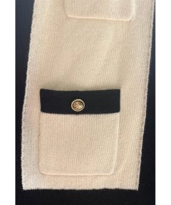 Sandro Lunea Oversized Two-Tone Sweater Vest