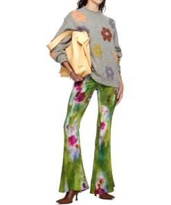 Acne Studios Floral Jacquard Wool-Blend Sweater