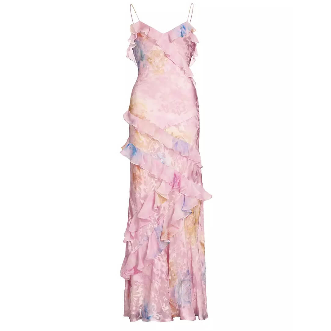 white maxi chiffon dress White Pleated Chiffon Long Maxi Dress White / US 16