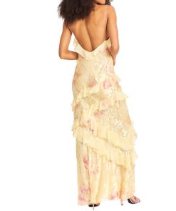 LoveShackFancy Rialto Maxi Ruffled Dress