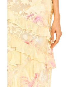 LoveShackFancy Rialto Maxi Ruffled Dress