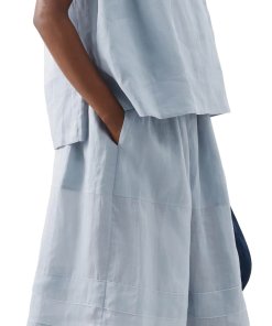 Joseph Ramie Voile Menotti Midi Skirt