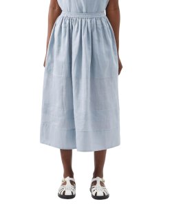 Joseph Ramie Voile Menotti Midi Skirt
