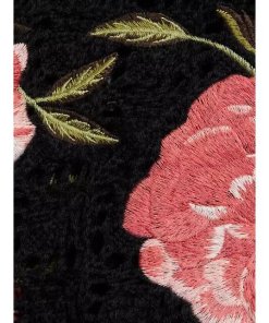 Alice + Olivia Bradford Floral Embroidered Grandpa Cardigan