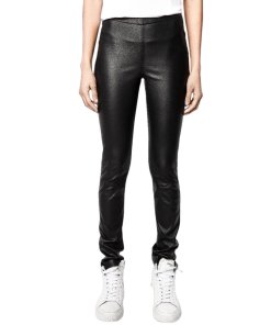 Zadig & Voltaire Pharel Cuir Perm Leather Leggings