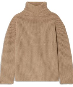 Nili Lotan Layla Ribbed Cashmere Turtleneck Sweater
