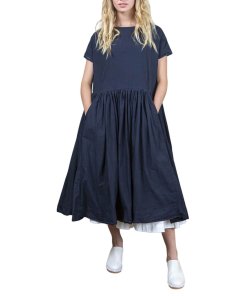 Casey Casey Pasha Rouch Short-Sleeve Dress