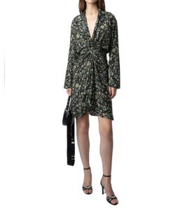 Zadig & Voltaire Floral Rozo Silk Dress