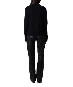 Zadig & Voltaire Lili Heart Intarsia Cashmere Sweater